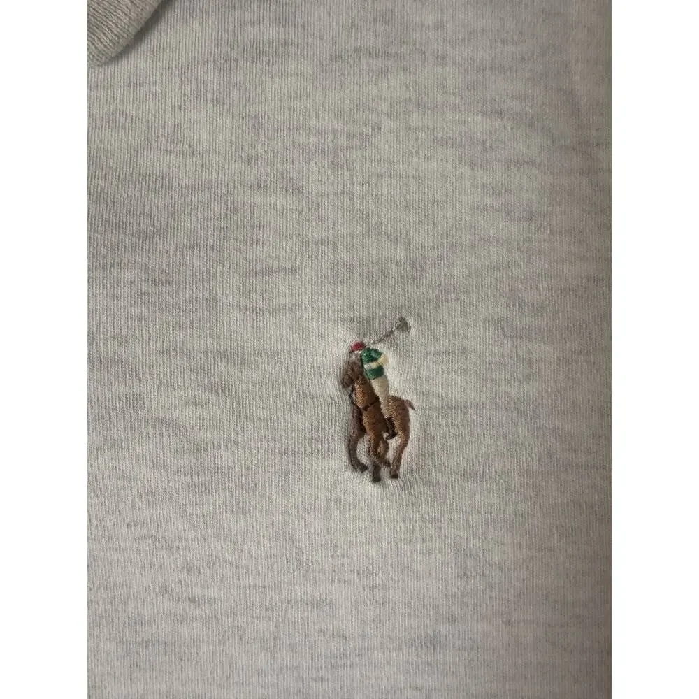 Polo Ralph Lauren Men’s XXL Tall Polo Shirt White Gray